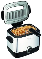 Купить Фритюрница Tefal FF220015, серебристый / Народный дискаунтер ЦЕНАЛОМ