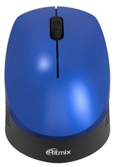 Купить Мышь беспроводная Ritmix RMW-502 black/blue / Народный дискаунтер ЦЕНАЛОМ