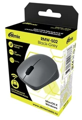 Купить Мышь беспроводная Ritmix RMW-502 Grey / Народный дискаунтер ЦЕНАЛОМ