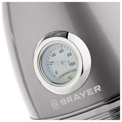 Купить Чайник BRAYER BR1007, серебристый / Народный дискаунтер ЦЕНАЛОМ