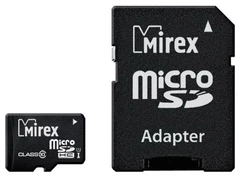 Купить Карта памяти microSDHC Mirex 16GB + SD adapter (13613-ADSUHS16) / Народный дискаунтер ЦЕНАЛОМ