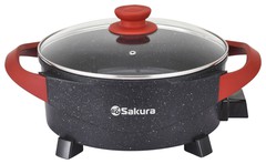 Купить Электросковорода Sakura SA-7715BR Master Chef / Народный дискаунтер ЦЕНАЛОМ