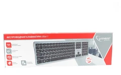 Купить Клавиатура беспроводная Gembird KBW-1 Silver / Народный дискаунтер ЦЕНАЛОМ