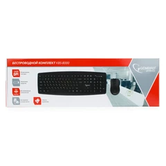 Купить Комплект беспроводной Gembird KBS-8000 Black / Народный дискаунтер ЦЕНАЛОМ