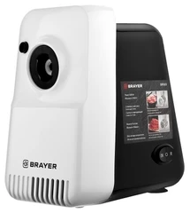 Купить Электромясорубка BRAYER BR1600, черный/белый / Народный дискаунтер ЦЕНАЛОМ