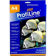 Купить Фотобумага матовая ProfiLine CG-БМ-180-А4-25, 25 листов / Народный дискаунтер ЦЕНАЛОМ