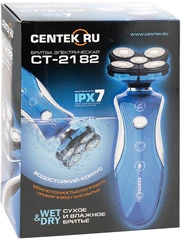 Купить Электробритва CENTEK CT-2182, синий / Народный дискаунтер ЦЕНАЛОМ