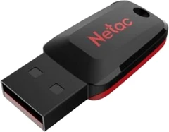 Купить USB-накопитель Netac U197 32 ГБ, USB 2.0, черный (NT03U197N-032G-20BK) / Народный дискаунтер ЦЕНАЛОМ