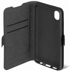 Купить Чехол-книжка DF sFlip-72 для Samsung Galaxy A01 Core, черный / Народный дискаунтер ЦЕНАЛОМ