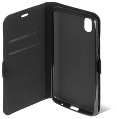 Купить Чехол-книжка DF zFlip-06 для ZTE Blade A3 (2020), черный / Народный дискаунтер ЦЕНАЛОМ