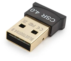 Купить Адаптер USB Gembird, BTD-MINI5 Bluetooth 4.0 50м черный / Народный дискаунтер ЦЕНАЛОМ