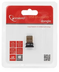 Купить Адаптер USB Gembird, BTD-MINI5 Bluetooth 4.0 50м черный / Народный дискаунтер ЦЕНАЛОМ
