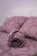 Купить Простыня на резинке Миланика Настроение Топаз 160х200х20 см, поплин-жаккард / Народный дискаунтер ЦЕНАЛОМ