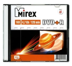 Купить Диск DVD+R Mirex 4.7Gb 16x Slim Case (202455) / Народный дискаунтер ЦЕНАЛОМ
