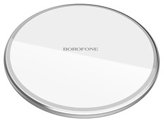Купить Беспроводное зарядное устройство Borofone BQ3 Silver / Народный дискаунтер ЦЕНАЛОМ