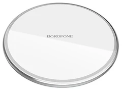 Купить Беспроводное зарядное устройство Borofone BQ3 Silver / Народный дискаунтер ЦЕНАЛОМ