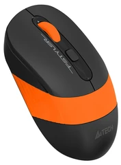 Купить Мышь беспроводная A4TECH Fstyler FG10 Black/Orange / Народный дискаунтер ЦЕНАЛОМ