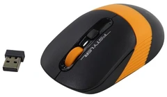Купить Мышь беспроводная A4TECH Fstyler FG10 Black/Orange / Народный дискаунтер ЦЕНАЛОМ