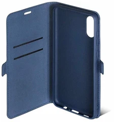 Купить Чехол-книжка DF sFlip-85 для Samsung Galaxy A02, синий / Народный дискаунтер ЦЕНАЛОМ