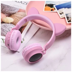 Купить Наушники беспроводные hoco W27 Cat ear / Народный дискаунтер ЦЕНАЛОМ