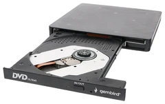 Купить Внешний оптический привод Gembird DVD-USB-03 Black / Народный дискаунтер ЦЕНАЛОМ
