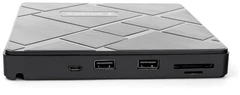 Купить Привод внешний DVD±RW Gembird DVD-USB-04 Black USB 3.0, 2xUSB, SD/microSD / Народный дискаунтер ЦЕНАЛОМ