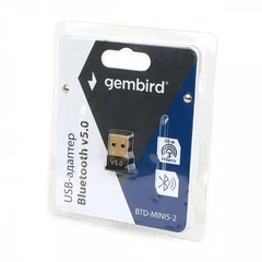 Купить Bluetooth адаптер USB Gembird BTD-MINI5-2, черный / Народный дискаунтер ЦЕНАЛОМ