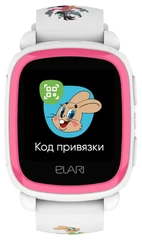 Купить Детские часы Elari KidPhone "Ну, погоди!" белые / Народный дискаунтер ЦЕНАЛОМ