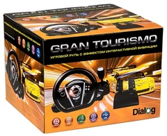 Купить Руль проводной Dialog GranTourismo GW-235VR / Народный дискаунтер ЦЕНАЛОМ