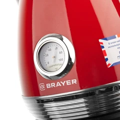 Купить Чайник BRAYER BR1007-RD, красный / Народный дискаунтер ЦЕНАЛОМ