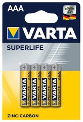 Купить Батарейка AAA Varta Superlife LR03-4BL / Народный дискаунтер ЦЕНАЛОМ