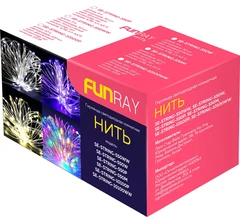 Купить Гирлянда светодиодная FunRay Нить теплый белый, 10 м / Народный дискаунтер ЦЕНАЛОМ