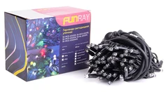 Купить Гирлянда светодиодная FunRay Рисовая тёплый белый, 10 м / Народный дискаунтер ЦЕНАЛОМ