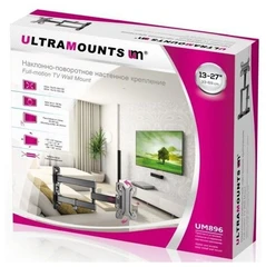 Купить Кронштейн UltraMounts UM 896 для ТВ 13-27" / Народный дискаунтер ЦЕНАЛОМ
