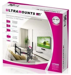 Купить Кронштейн Ultramounts UM 900 для ТВ 23-43" / Народный дискаунтер ЦЕНАЛОМ
