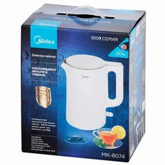 Купить Чайник Midea MK-8074, белый / Народный дискаунтер ЦЕНАЛОМ