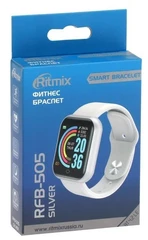 Купить Смарт-часы Ritmix RFB-505 серебристый / Народный дискаунтер ЦЕНАЛОМ