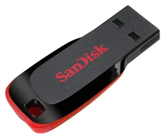 Купить USB-накопитель SanDisk Cruzer Blade CZ50 128 ГБ, USB 2.0, черный / Народный дискаунтер ЦЕНАЛОМ
