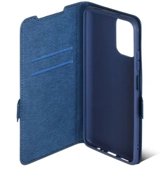 Купить Чехол-книжка DF xiFlip-69 для Xiaomi Redmi Note 10/10S, синий / Народный дискаунтер ЦЕНАЛОМ