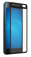 Купить Защитное стекло DF с цветной рамкой (fullscreen+fullglue) для Itel A25 / Народный дискаунтер ЦЕНАЛОМ