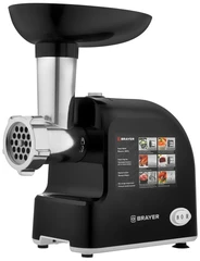 Купить Электромясорубка BRAYER BR1603BK, черный / Народный дискаунтер ЦЕНАЛОМ