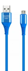 Купить Кабель Smartbuy iK-12ERGbox USB - microUSB, 1 м, 2 A, синий / Народный дискаунтер ЦЕНАЛОМ