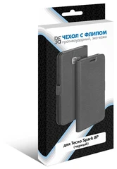 Купить Чехол-книжка DF tFlip-11 для TECNO Spark 8P, черный / Народный дискаунтер ЦЕНАЛОМ
