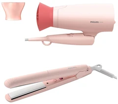 Купить Набор для укладки волос Philips BHP398/00, розовый / Народный дискаунтер ЦЕНАЛОМ
