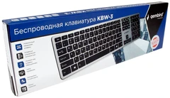 Купить Клавиатура беспроводная Gembird KBW-3 / Народный дискаунтер ЦЕНАЛОМ