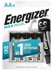 Купить Батарейка Energizer Max Plus LR6-4BL AA / Народный дискаунтер ЦЕНАЛОМ