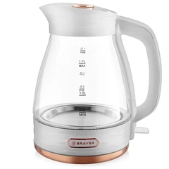Купить Чайник BRAYER BR1029 белый / Народный дискаунтер ЦЕНАЛОМ