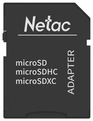Купить Карта памяти microSDHC Netac P500 Standard 16 ГБ + адаптер SD / Народный дискаунтер ЦЕНАЛОМ