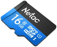 Купить Карта памяти microSDHC Netac P500 Standard 16 ГБ + адаптер SD / Народный дискаунтер ЦЕНАЛОМ