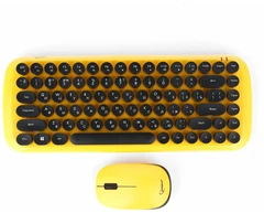 Купить Комплект беспроводной Gembird KBS-9000, жёлтый/чёрный / Народный дискаунтер ЦЕНАЛОМ